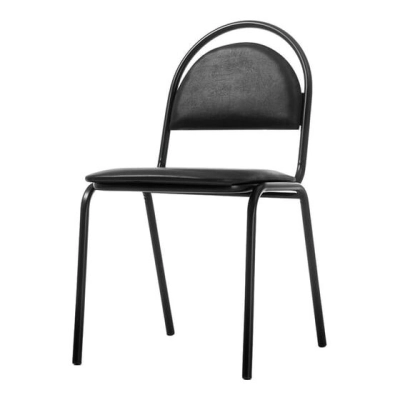 Стул Фабрикант Стандарт 4610018460152 кожа иск. черный