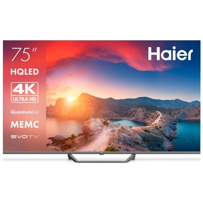 75 Телевизор Haier Smart TV S2 Pro черный 3840x2160, 4K Ultra HD, 60 Гц, Wi-Fi, Smart TV, Android TV