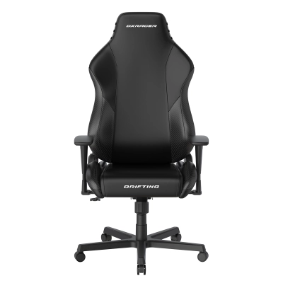 Кресло DxRacer OH/DL23/N PU-кожа, Топ-Ган, подлокотники 3D чёрное