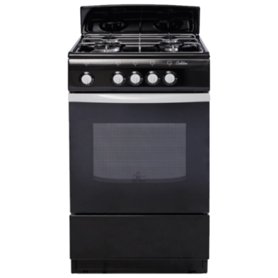Плита De Luxe 5040.38г(щ) черная, 85х50х50см