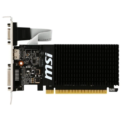 VGA MSI GeForce GT710 Silent LP 2GB 64Bit GDDR3 (954/​1600) D-SUB/​DVI/​HDMI (GT 710 2GD3H LP)