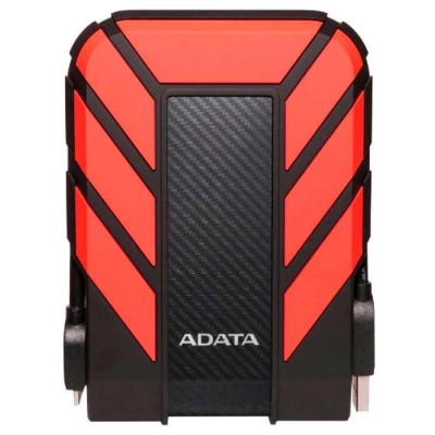 HDD ext 2.5 1.0TB USB3.1 ADATA DashDrive Durable HD710 Pro, прорезиненный, черный/​красный (AHD710P-1TU31-CRD) Waterproof/​Dustproof/​Shockproof, военный стандарт MIL-STD-810G 516.6