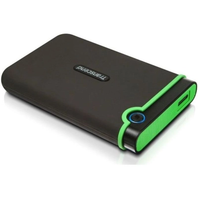 HDD ext 2.5 1.0TB USB3.0 Transcend StoreJet 25M3S Slim, прорезиненный, стальной серый (TS1TSJ25M3S) военный стандарт MIL-STD-810F 516.5