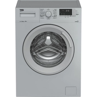 Стиральная машина Beko WSRE6512ZSS серебристая, 84х60х41,5см, 6кг