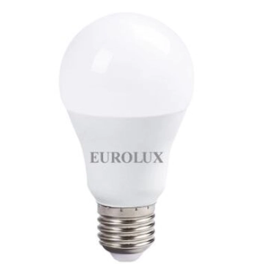 Лампа светодиодная Eurolux LL-E-A60-15W-230-6K-E27