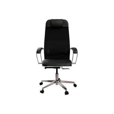 Кресло МЕТТА ErgoLife Comfort (Z1F6.16.1.543) на колесиках, сетка, черный/черный