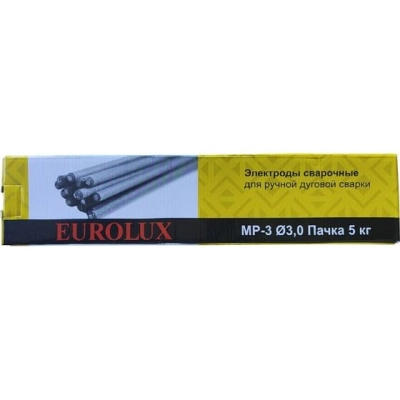 Электрод Eurolux МР-3 Ф3,0 900/71/6/93 Пачка 5кг