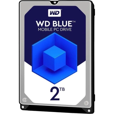 HDD 2.5 2.0TB 5400rpm SATA3 128MB WD Blue (WD20SPZX) 9.5mm