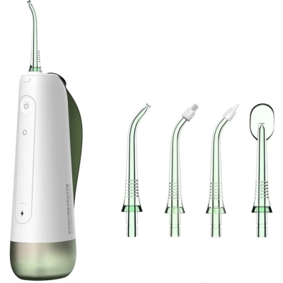 Ирригатор Oclean W10 с 2 насадками Зеленый