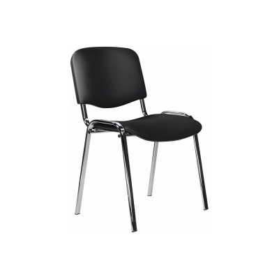 Стул STAFF Iso Lite CF-008 (532567) хром, кожзам черный (Z-11)