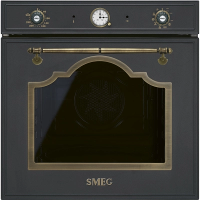 Духовой шкаф SMEG SFP67C1TAO 60см, Cortina, 50-260 градусов, часы/таймер, галогенная подсветка, 9 режимов