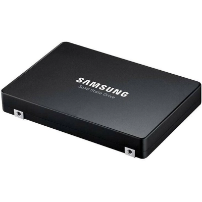 SSD Samsung Enterprise PM9A3 MZQL27T6HBLA-00A07, 2.5(SFF/​U.2), 7.680GB, NVMe/​PCIE 3.1 x4, R3100/​W2000Mb/​s, IOPS(R4K) 500K/​55K, MTBF 2M