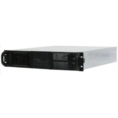 Корпус Procase RE204-D2H5-M-48 2U server case,2x5.25+5HDD,черный,без блока питания(PS/2,mini-redundant),глубина 480мм,mATX 9.6x9.6