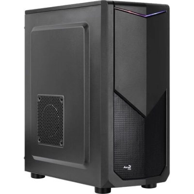 Корпус Aerocool Tomahawk-S-BK-v4, ATX, без БП, 202x440.5x399мм (ШxГxВ), USB2.0 x2