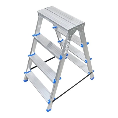 Стремянка LadderBel STR2-AL-4 алюминиевая 4 ступени двухсторонняя