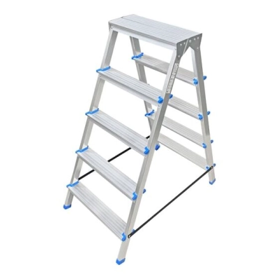 Стремянка LadderBel STR2-AL-5 алюминиевая 5 ступеней двухсторонняя