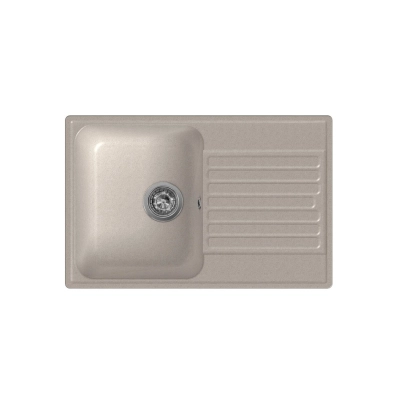 Кухонная мойка кварцевая LEX Geneva 740 White