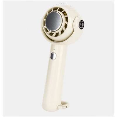 Вентилятор портативный Фарлайт FAR000310 ручной с охлаждающим элементом и подставкой 9000/7500/5500об/мин 3 скорости 2300мА/ч бежевый