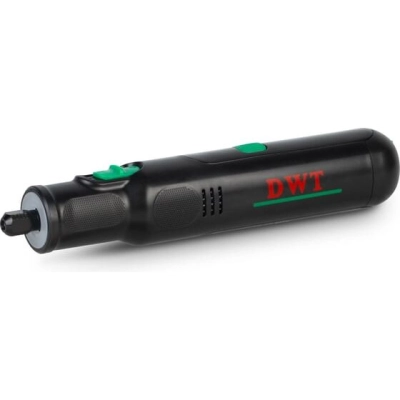 Гравер аккумуляторный DWT AGSP-07 TB до 5000-30000 об.в мин/цанга 3.2мм/6 скоростей/LED-подсветка/1.1 Ач Li-ion/Type-C/черный