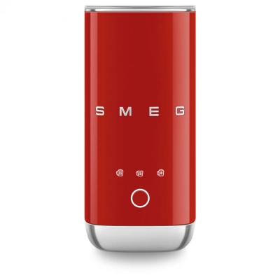 Вспениватель молока Smeg MFF02RDEU стиль 50-х гг, мощность 500Вт, холодная/горячая пена, автоматическое отключение, кнопочное управление