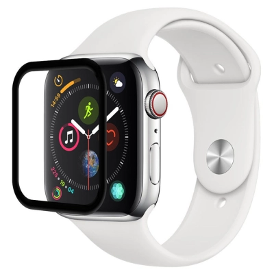 Защитное стекло BLUEO для Apple Watch, Full Glue 3D, 42mm, прозрачный+черная рамка