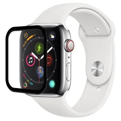 Защитное стекло BLUEO для Apple Watch, Full Glue 3D, 49mm, прозрачный+черная рамка