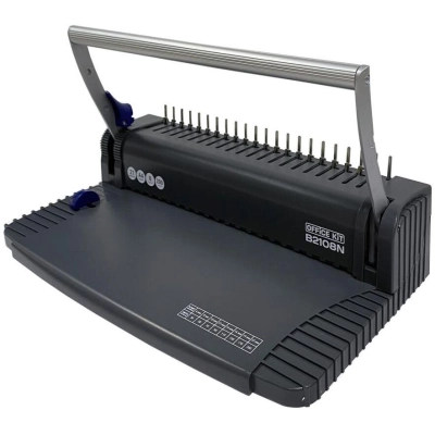 Переплетчик Office Kit B2108N A4/перф.8л.сшив/макс.200л./пластик.пруж. (6-22мм)