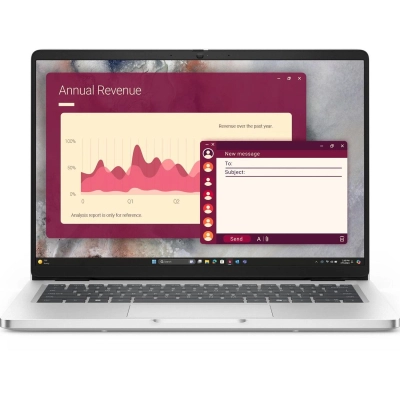 Ноутбук Dell Pro 14 (PRO14-7653) Core Ultra 7 255U 16Gb SSD512Gb Intel Graphics 14 WVA FHD+ (1920x1200) Linux grey WiFi BT Cam