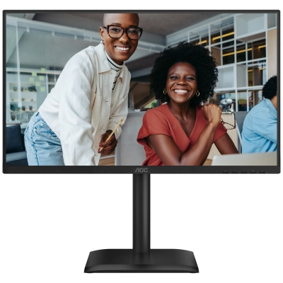 Монитор AOC 24E4CV Black IPS, 1920x1080, 120Hz, 4 ms, 178гр/178гр, 300 cd/m, 1500:1, +HDMI, +DisplayPort, +4xUSB 3.2, +USB Type-C (90W), +MM