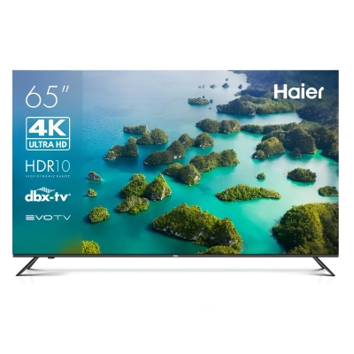 65 Телевизор Haier 65 Smart TV S2 Pro QLED серый 3840x2160, 4K Ultra HD, 60 Гц, Wi-Fi, Smart TV, Android TV