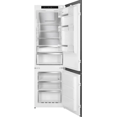 Встраиваемый холодильник Smeg C9174TN5D1 1772х546х549мм, объем 248л (186+62) полный No Frost, жесткое крепление
