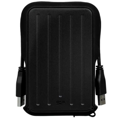 Внешний HDD Silicon Power Armor A66 SP050TBPHD66LS3K, 5TB, 2.5, USB 3.2, Черный
