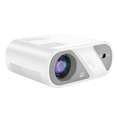 Проектор беспроводной HOCO DT1 wireless projector(720P same screen version)(EU) (белый)