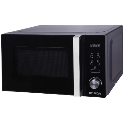 Микроволновая печь Hyundai HYM-D3001 черный/хром, 20л, 700Вт