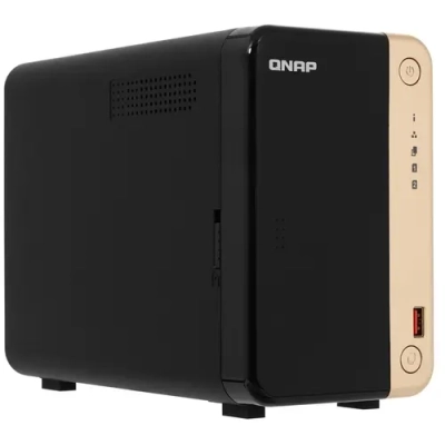 Сетевое хранилище NAS Qnap Original TS-264-8G 2-bay настольный Celeron N5095