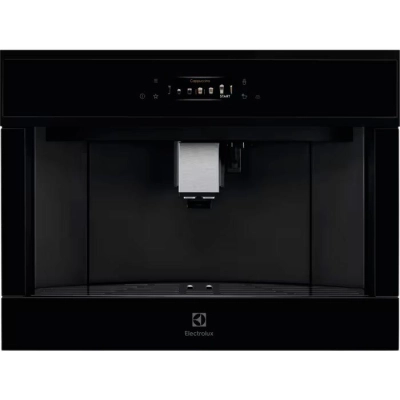 Встраиваемая кофемашина ELECTROLUX EBC85H автоматическая, сенсорное управление, черный