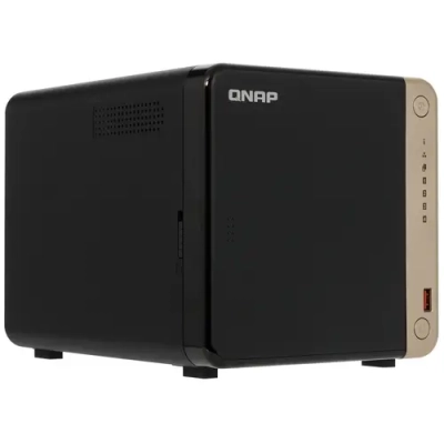 Сетевое хранилище NAS Qnap Original TS-464-8G 4-bay настольный Celeron N5095