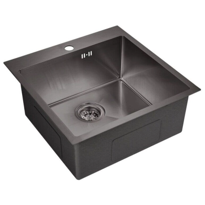 Мойка Emar EMB-117A PVD Nano Dark нерж, вороненая сталь