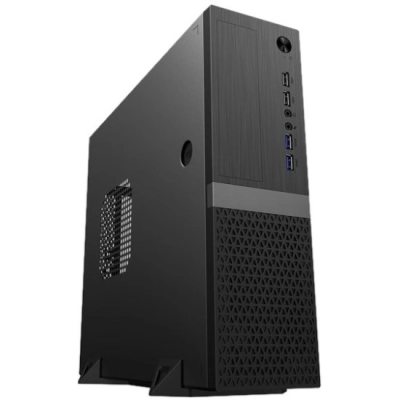 Корпус Foxline FL-211-TFX300S Сase mATX Desktop 300W FL-211 case, black, w/​PSU TFX w/​2xUSB2.0+2xUSB3.0, w/​pwr cord, w/​ 8cm FAN