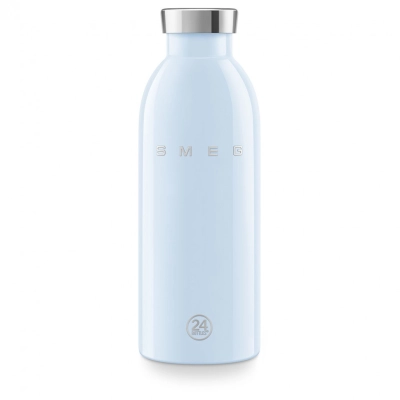 Термобутылка SMEG WBF01PB стиль 50-х гг, объем 500мл, поддержание тепла до 12 часов, пастельный голубой