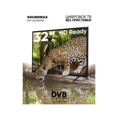 Телевизор SOUNDMAX SM-LED32M09 (черный) H