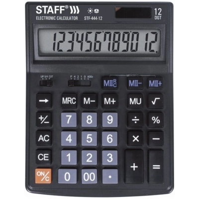 Калькулятор настольный STAFF STF-444-12