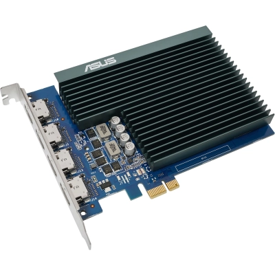 Видеокарта Asus GeForce GT 730 GT730-4H-SL-2GD5 PCI-E 2Gb GDDR5 902/​5010 HDMIx4 HDCP Ret