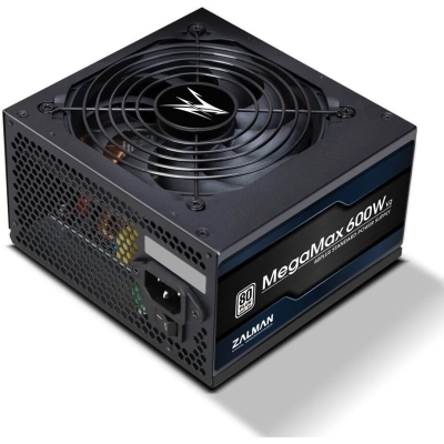 Блок питания Zalman 600W MegaMax ZM600-TXII ATX, 20+4 pin, 120mm fan, 3xSATA
