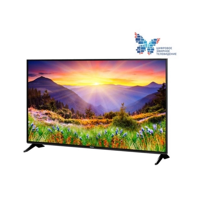 43 Телевизор RENOVA TLE-43FSBM черный 1920x1080, Full HD, 60 Гц, Wi-Fi, Smart TV, Android TV