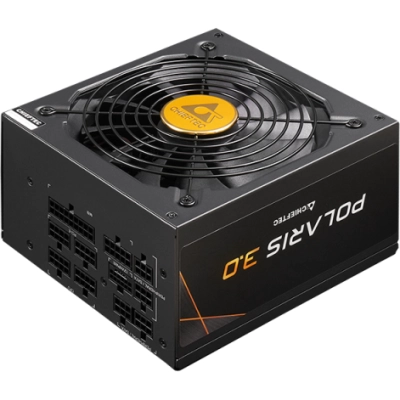 Блоки питания Chieftec Polaris 3.0 PPS-1250FC-A3 (ATX 3.0, 1250W, 80 Plus Gold, Active PFC, Full Cable Management, Gen5 PCIe) Retail