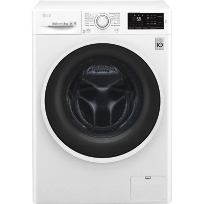 Стиральная машина LG F2J6TN0W, белый 85x60x56см, 8 кг,1200 об/мин, класс