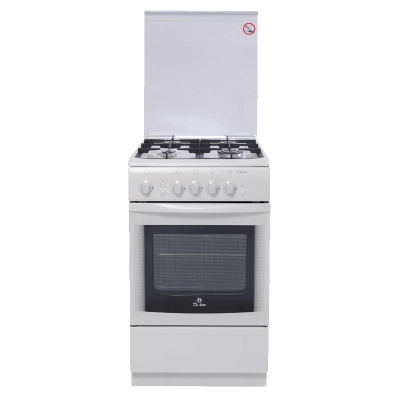 Плита De Luxe 506040.04г(кр)чр белый
