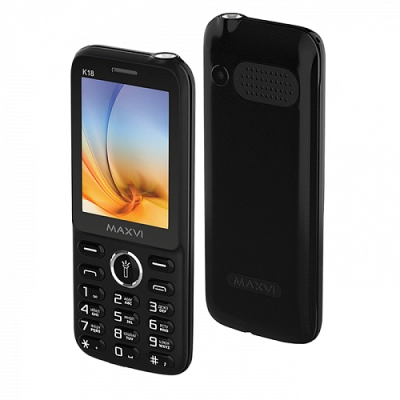 Мобильный телефон Maxvi K18 черный