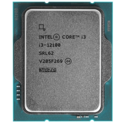 Процессор Intel Core i3-12100 (CM8071504651012SRL62) APU LGA1700 (Alder Lake, 4C/​8T, 3.3/​4.3GHz, 12MB, 60/​89W, UHD Graphics 730) OEM